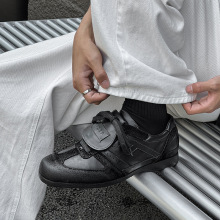 高端德训鞋乐福鞋豆豆鞋休闲皮鞋男极简潮流皮鞋25219-J