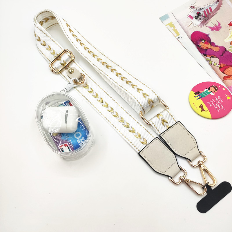 97g Weight Bag Strap Bag Accessories Type 1 Piece, 1 Set Quantity Casual, Daily Occasion Polyester Material Geometric, Leopard Pattern Simple Style, Classic Style Style 1 Piece 1 Set Polyester Geometric Leopard Bag Strap 8