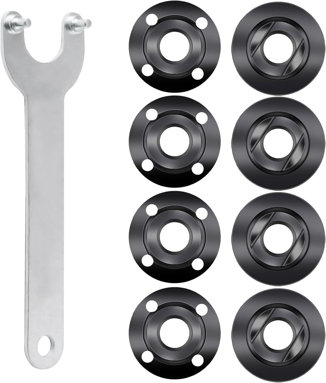 Wrench + 4 sets of pressure plates (372g)