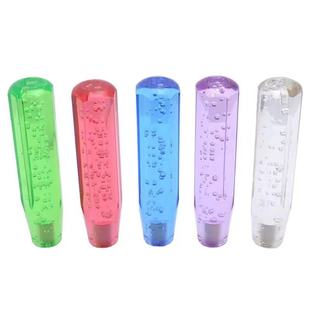 Cross-border crystal gear head octagonal gear lever gear handle head car modified LED acrylic wave stick gear head