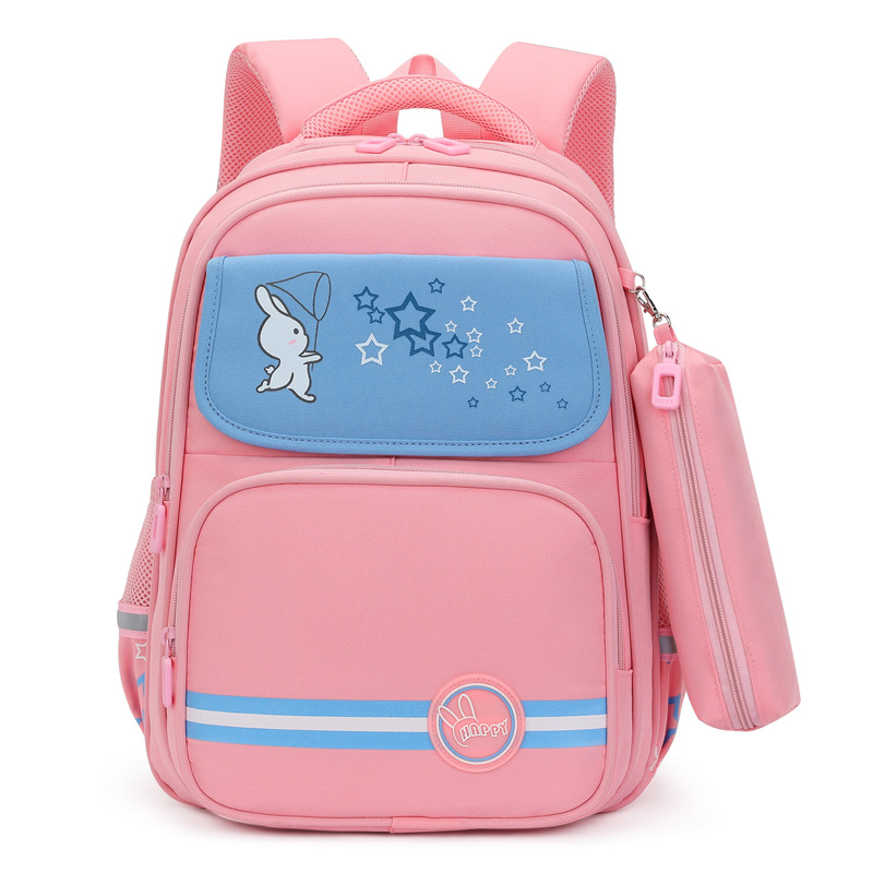 Peces naturales nuevo estilo británico estudiante de escuela primaria mochila de gran capacidad universal para niños y niñas uno para grado 1 a grado 4