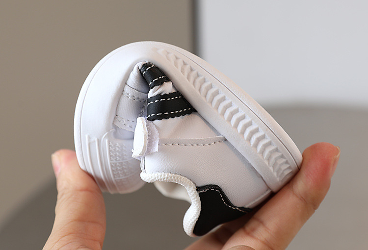 Nouveau Chaussures bébé printemps et automne saison hommes bébé semelle souple chaussures de marche hommes chaussures de sport conseil enfants nouveau blanc_voghion.com