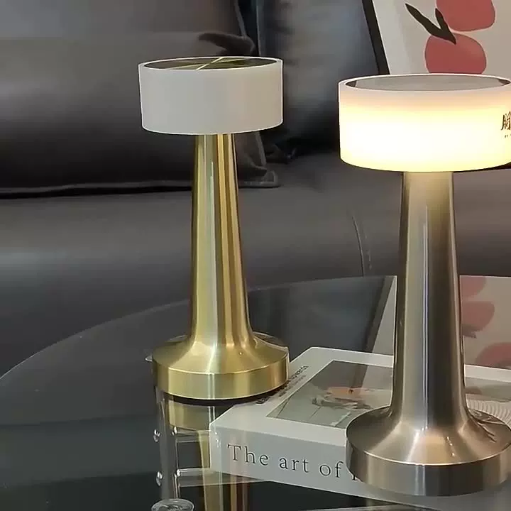 哑铃台灯餐厅酒吧氛围桌灯卧室装饰情调小夜灯USB充电跨境爆款灯