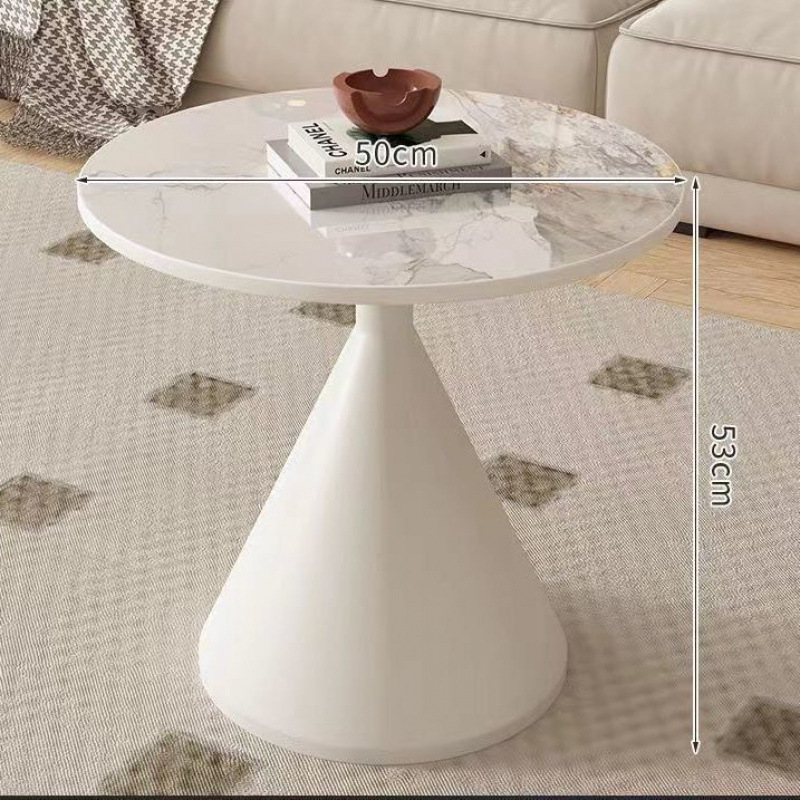 화이트 베이스 50 샤넬(두꺼운) 사이드 테이블