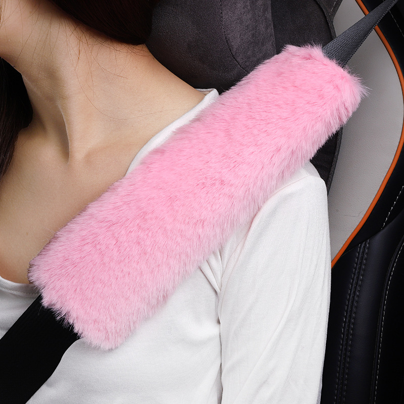 Seat belt shoulder pad – Qìchē Seatbelt Shoulder Pad - pink