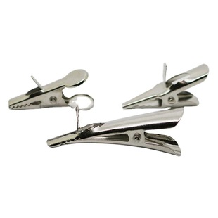 Factory direct Christmas hairpin duck bill clip bird crafts hairpin Christmas flower clip metal clip