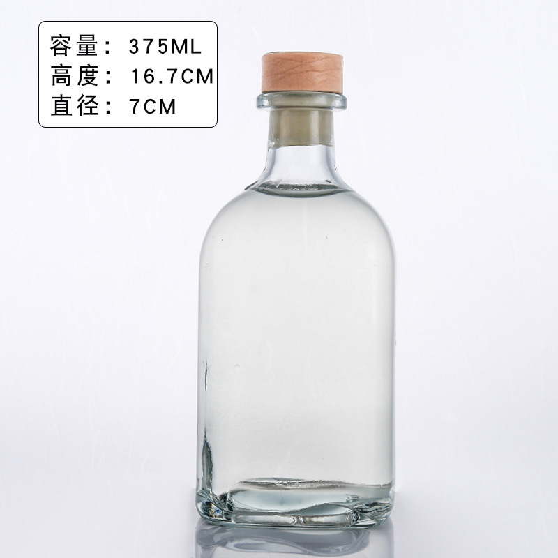 Botella de vino de fruta dulce de fábrica Beirui, botella de vidrio, botella de vino oolong, botella de vino multifuncional de fruta de ciruela verde, caja de regalo para mujeres