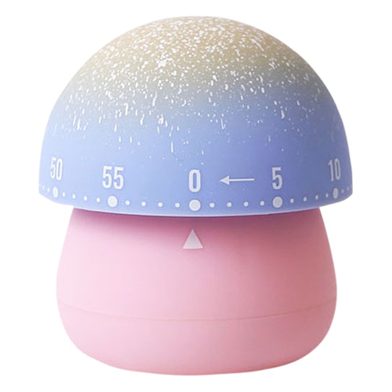 Seta de fantasía temporizador mecánico de dibujos animados gerente de tiempo para niños estudiante aprendizaje autodisciplina recordatorio temporizador de cocina