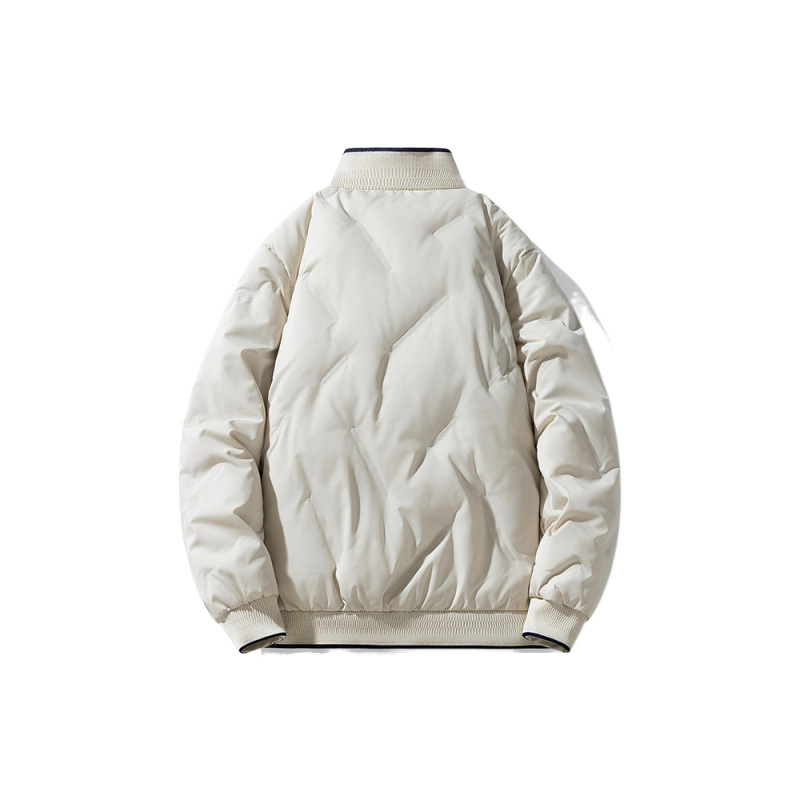 Chaqueta de algodón de gran tamaño de M-8XL para hombre 2024 otoño e invierno nuevo estilo chaqueta de algodón de plumón de invierno chaqueta de cuello de béisbol para hombre