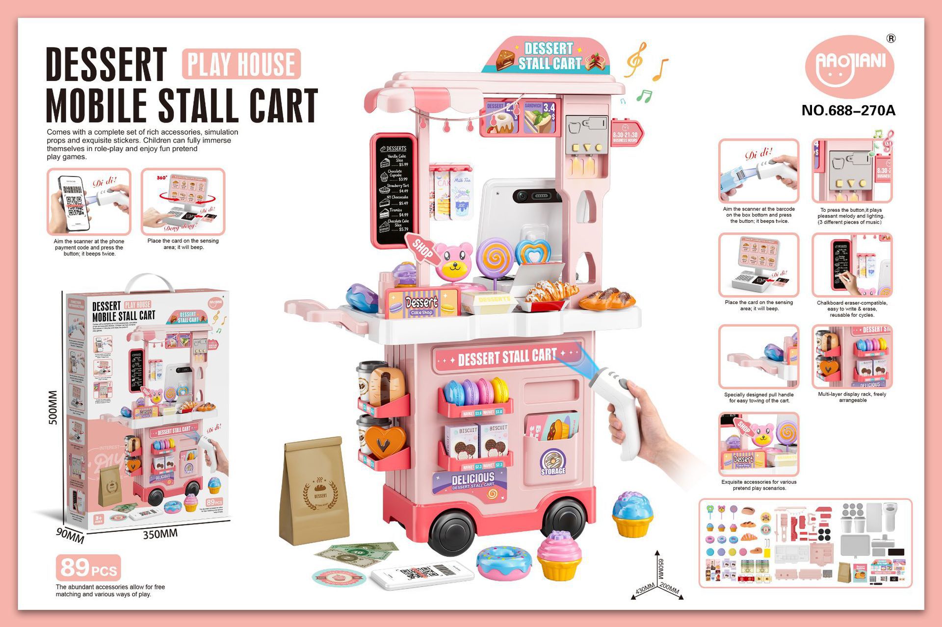 Comercio exterior infantil simulación de cocina comedor postre barbacoa supermercado mesa de compras herramientas médicas mascotas carritos caseros