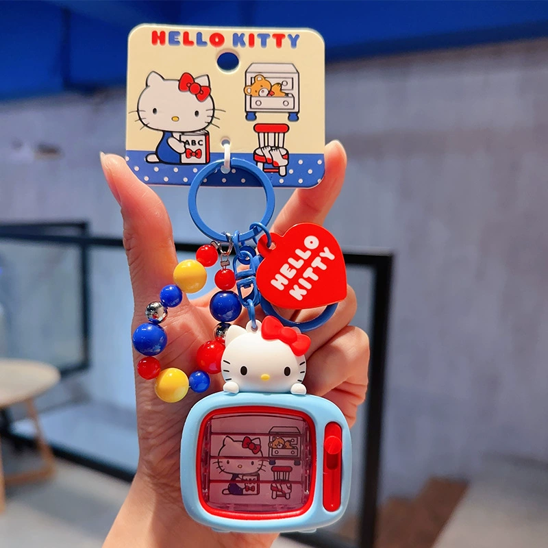 Плюшевый брелок Sanrio Hello Kitty, оригинал, мягкая подвеска 11×7.5 см, коллекционный талисман