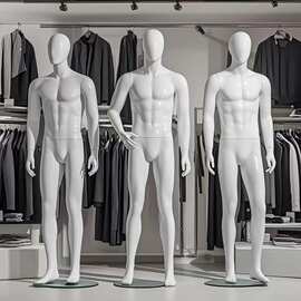 全身模特道具男高档男装店展示架橱窗人体服装店人台假人男模特架