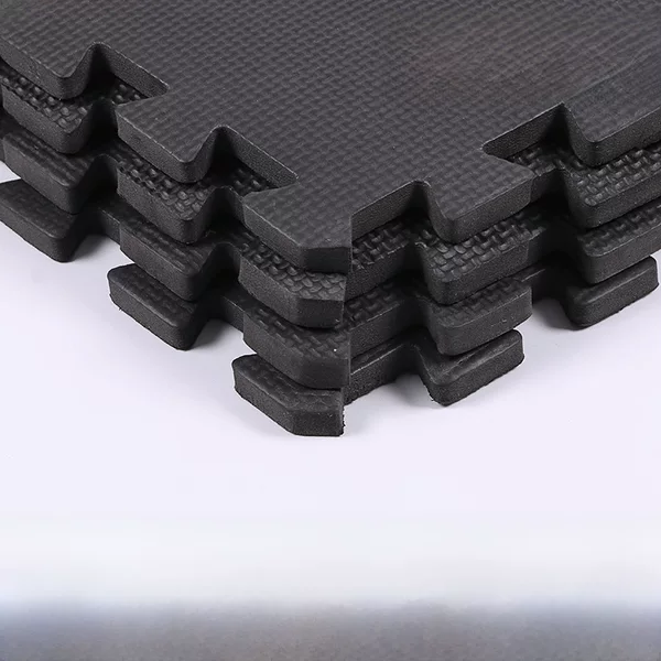 Taekwondo Floor Mat Thickened Foam Eva Crawling Mat T-Pattern Interlocking Mat Training Non-Slip Anti-Fall Black Floor Mat
