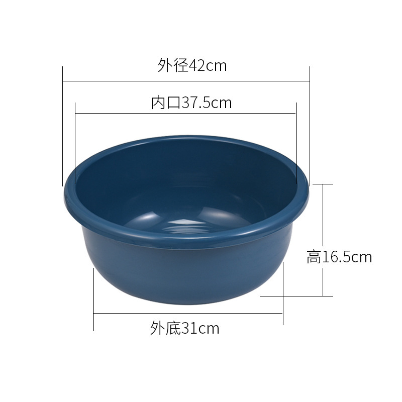 lavabo doméstico grande profundizar gran lavabo redondo bebé lavabo infantil lavabo de plástico grueso duradero