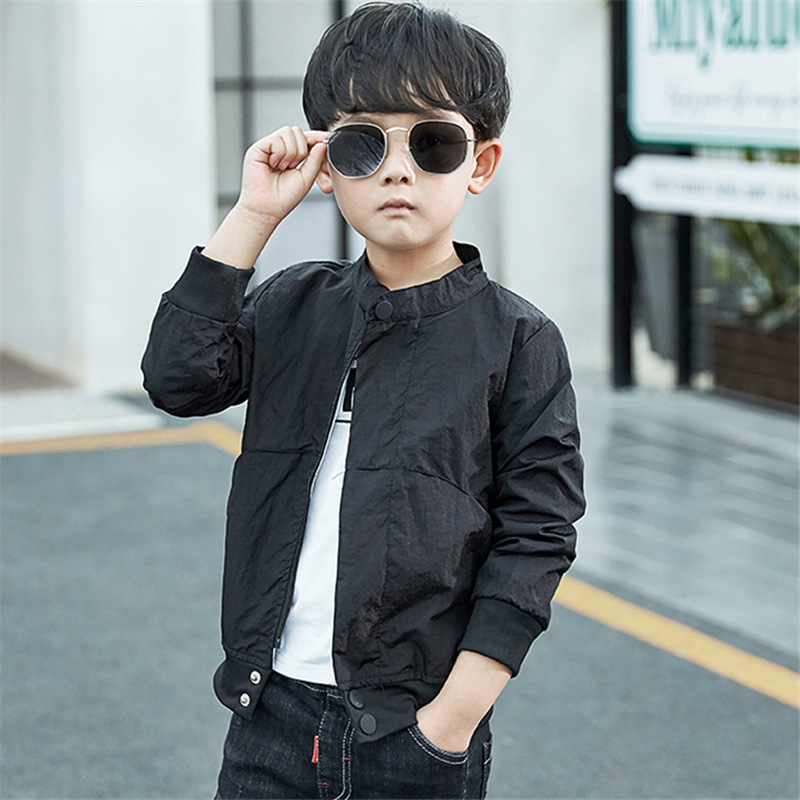 Children's Jacket 2025 Korean New Spring and Autumn Jacket Boy Solid Color Autumn Fashion Western Style Boy Casual Top Children's Jacket 2025 Korean New Spring and Autumn Jacket Boy Solid Color Autumn Fashion Western Style Boy Casual Top