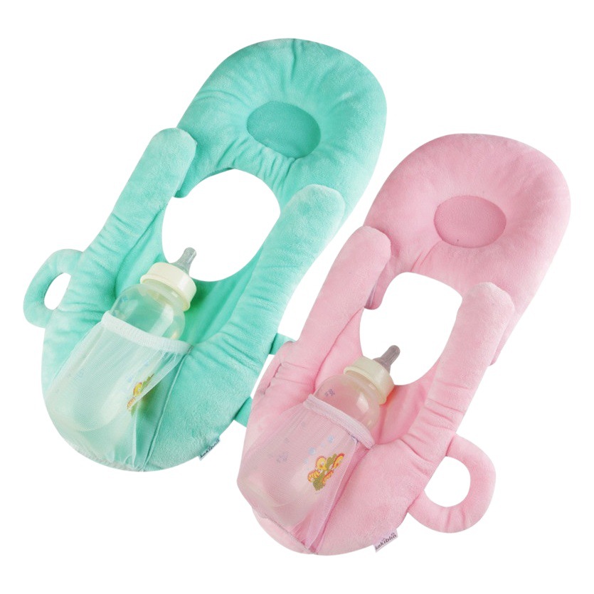Almohada de lactancia multifuncional Kakiblin para bebés, almohada portátil para alimentar recién nacidos, almohada antivómitos para bebés en stock.