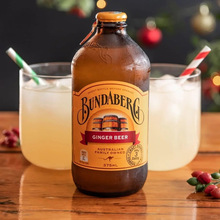 澳洲进口Bundaberg宾得宝干姜汁味果味汽水姜啤碳酸果汁气泡饮料