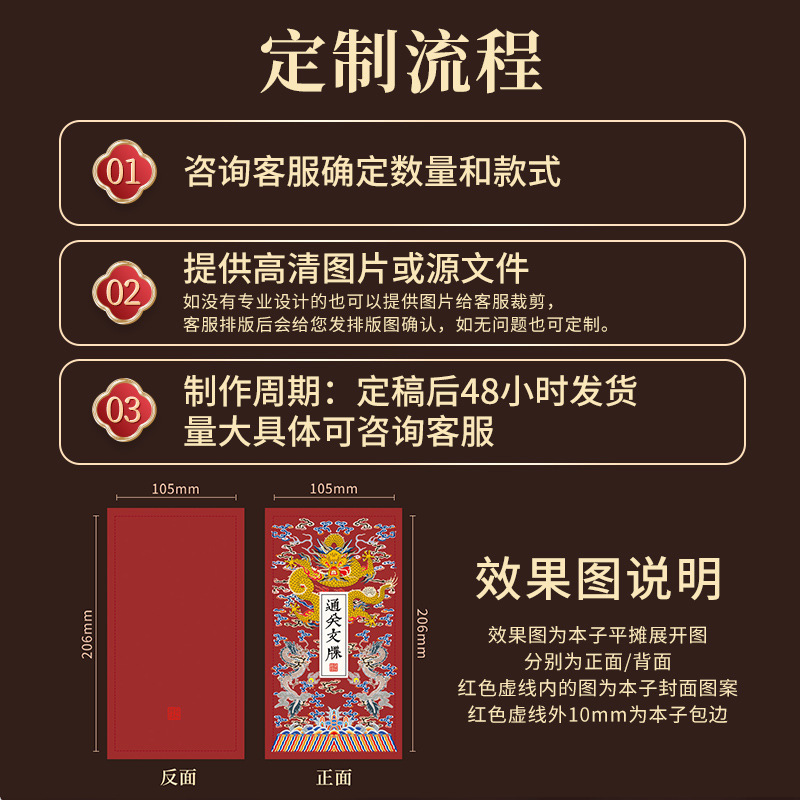 旅游打卡通关文牒盖章本定制集章本宫廷风系列空白内页随身手账本|undefined