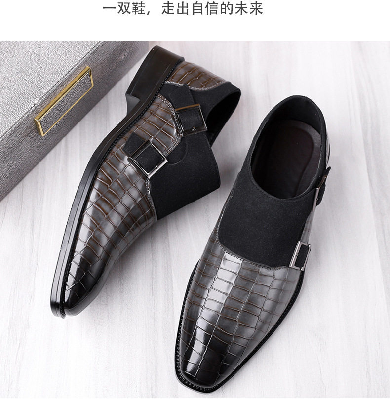 Giày lười nam da siêu sợi mũi nhọn, đế cao su mềm, thoáng khí, phong cách công sở — Giày bệt màu nâu, Giày bệt màu vàng, Giày bệt màu xanh, Giày bệt màu xám chi tiết 23