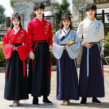 新款汉服女传统改良中国风唐装民族风古装襦裙学生