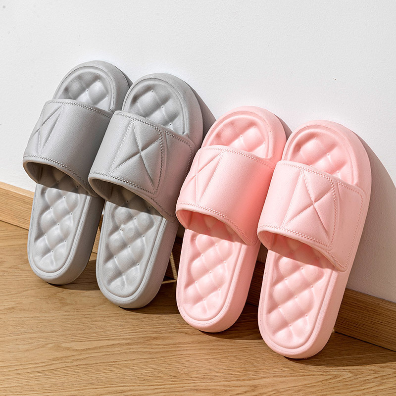 Thick-Soled High-Heeled Sandals for Women, Summer Home Use, Bathroom Dormitory Bathing, Couple Outdoor Slippers for Men