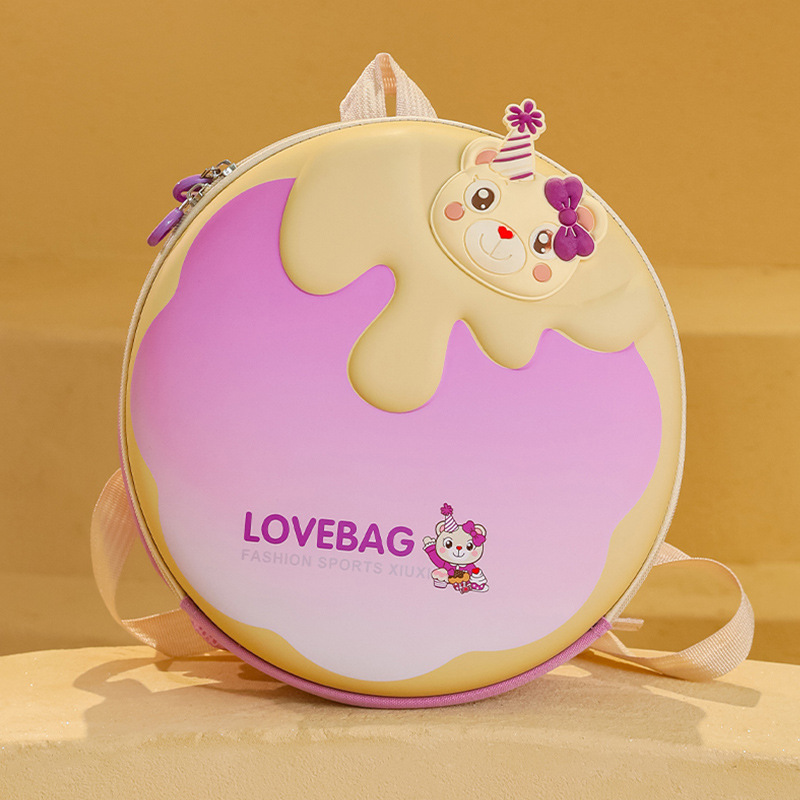 Cute conejo niña mochila de dibujos animados unicornio oso pequeño mochila infantil mochila transpirable para niños