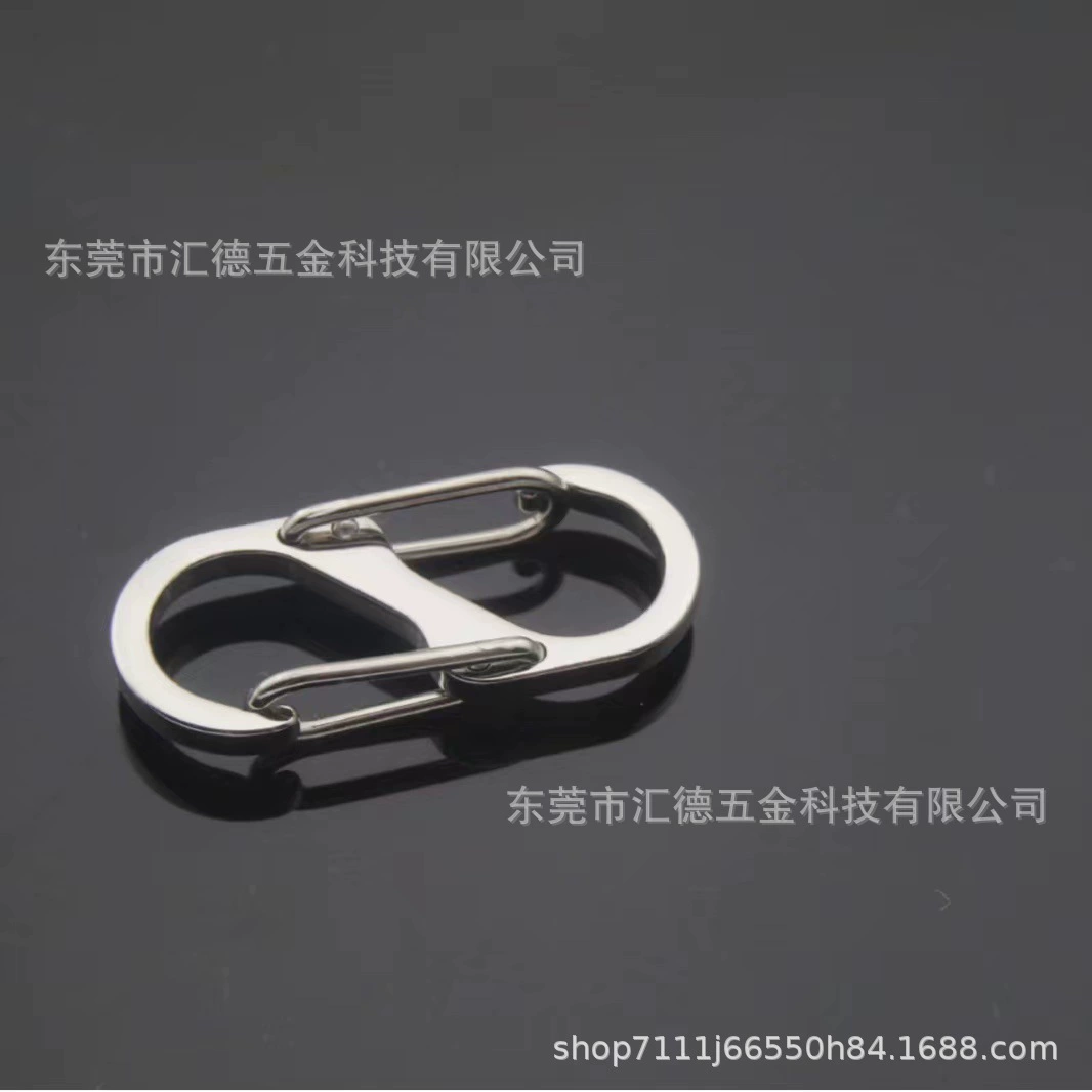 Оптовая продажа в наличии из нержавеющей стали 304 S-образная металлическая пряжка в форме восьмерки, регулировочная пряжка для цепи для одежды и багажа, аксессуары для фурнитуры, изысканные