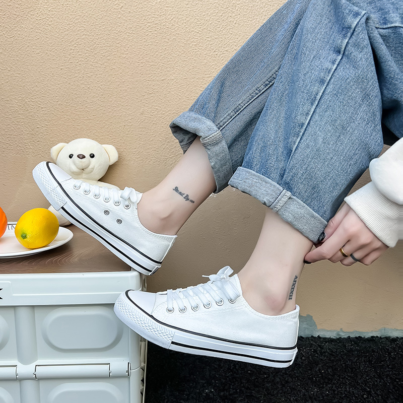 Vielseitige Canvas 2024 Neue Stoff Instagram Casual Trendy Board Ball Schuhe für Männer und Frauen_voghion.com