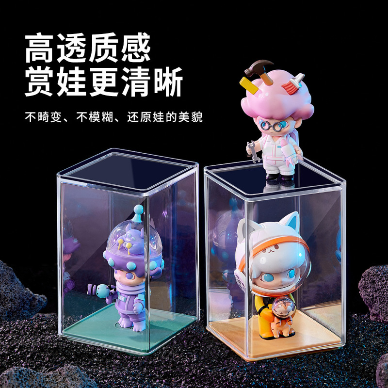 6個入バブルマット手作り展示箱模型人形透明防塵箱玩具ブラインド箱収納箱卸売り|undefined