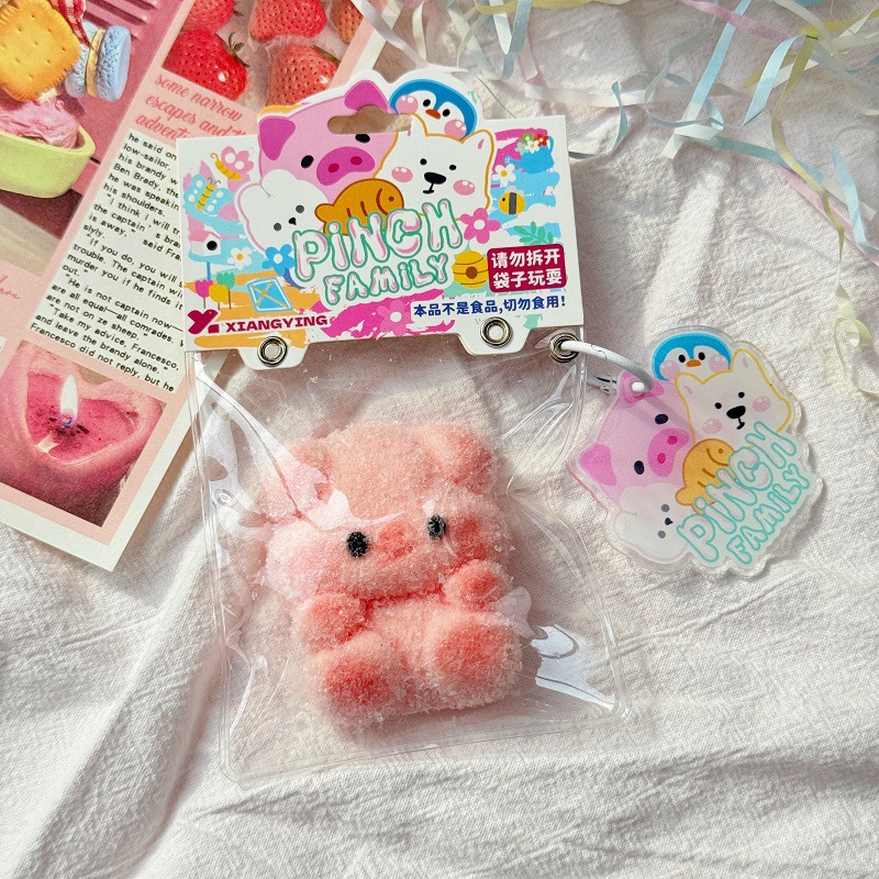 실리콘 스탠딩 피기 핀치(카드 헤드 링 + 아크릴판)