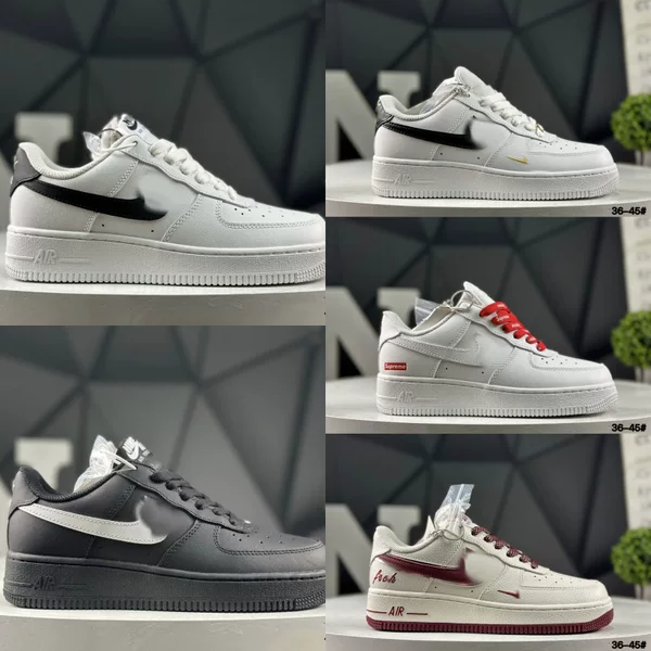 Cross-border, authentic, popular Air Force 1 AF1, cushioned, retro, low-top, versatile casual sneakers, white shoes