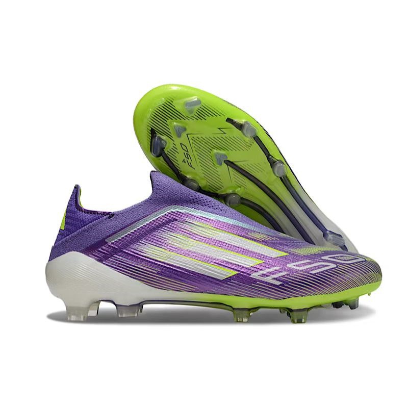 Zapatos de Fútbol F50 Transfronterizos 2025, Zapatos Deportivos con Tacos Largos Pro Pad FG, Zapatos de Entrenamiento Profesional para Estudiantes Messi, Ligeros y sin Cordones