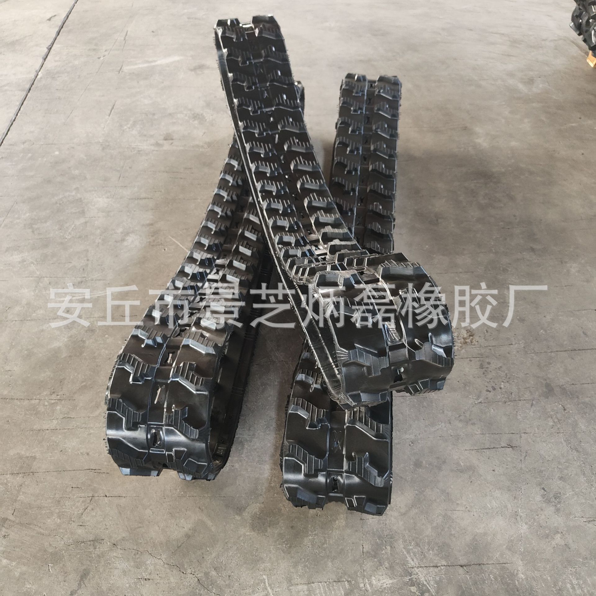 厂家直销收割机底盘橡胶履带消防履带小型农用机配套履带定制