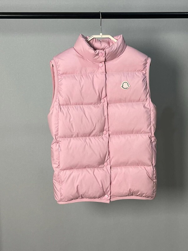 高版本蒙家25ss秋冬新款女士坎肩立领时尚潮流休闲羽绒保暖马甲|undefined