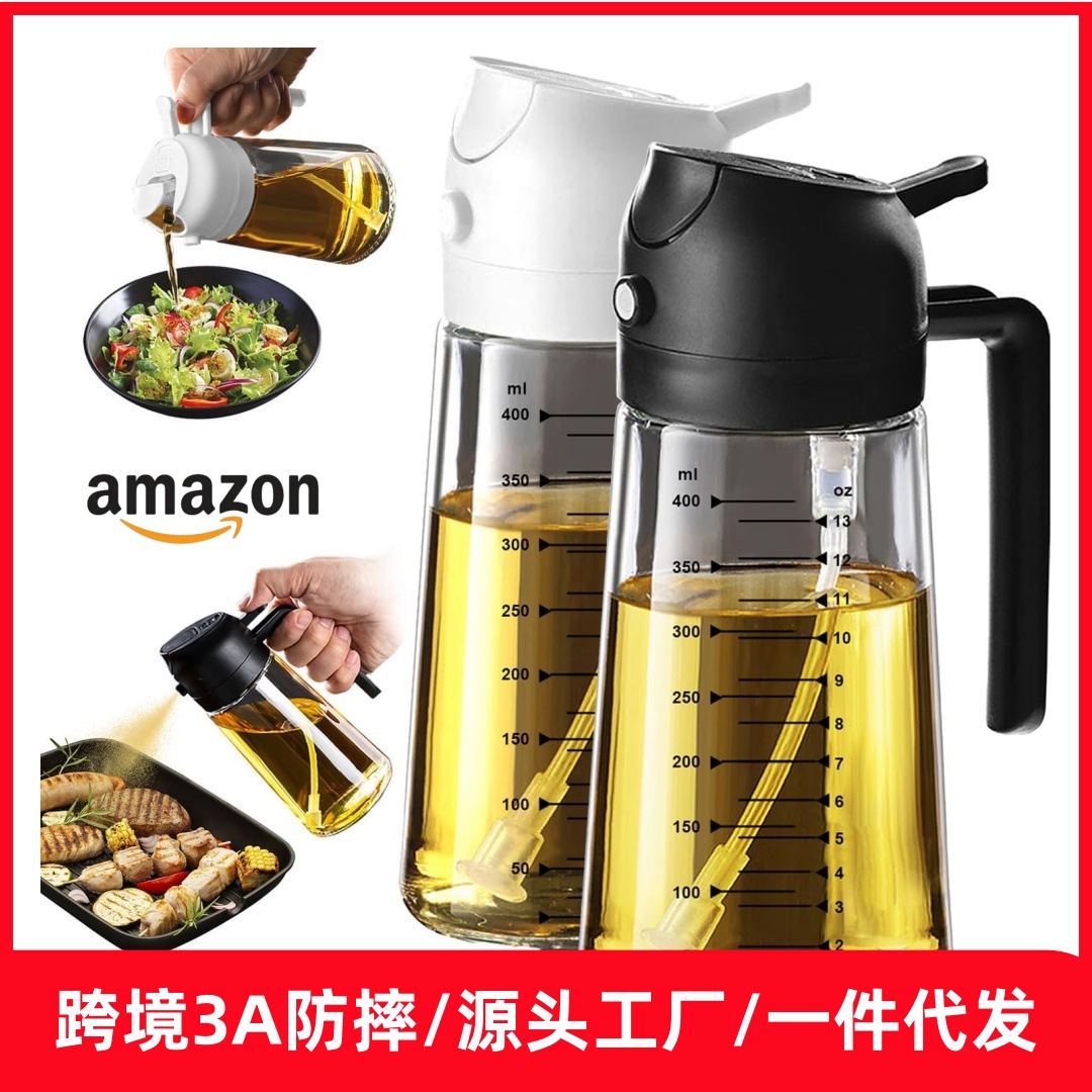 Botella de inyección de aceite de vidrio multifuncional de Amazon