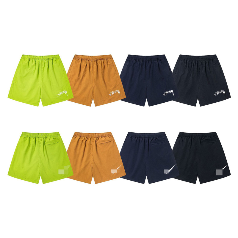 25 Cross-Border Trendy Brand Stussy New Color American Retro Small Logo Beach Shorts Unisex Casual Loose Shorts