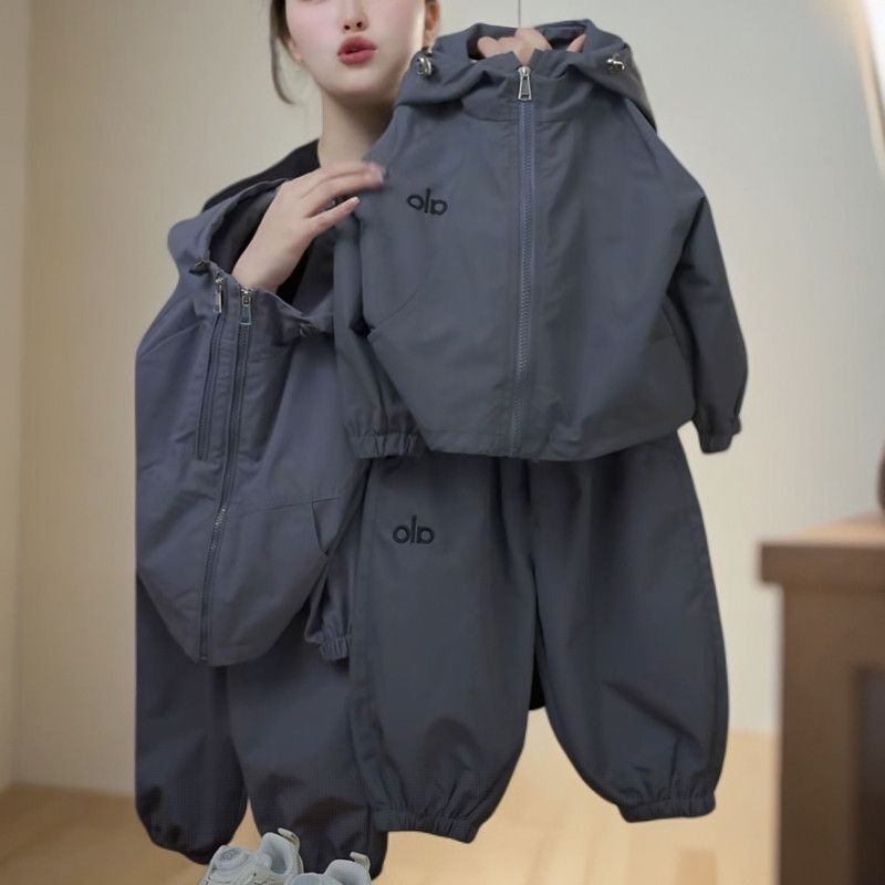 儿童2025外套秋装新款男女童连帽两件套春秋宝宝休闲洋气套装三防|undefined