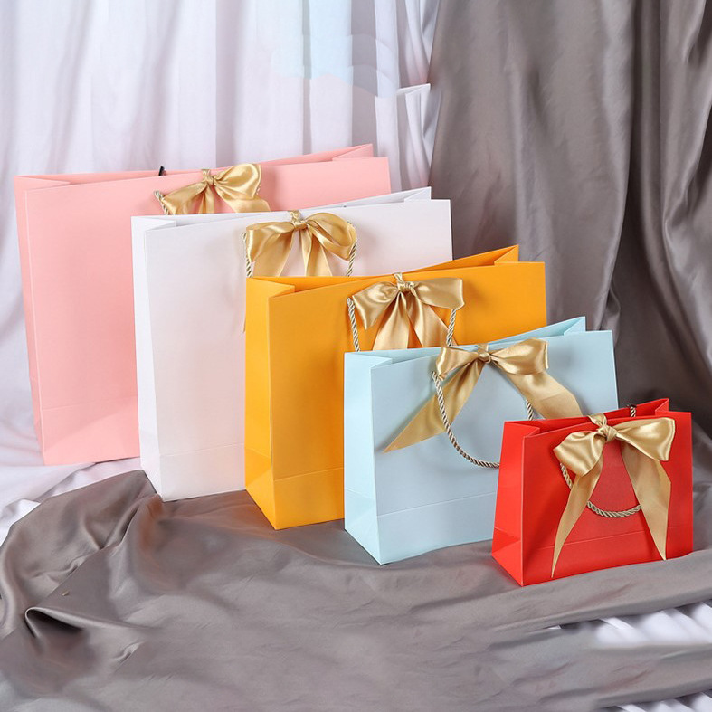 1 Piece Quantity Valentine'S Day Casual Elegant Lady Bow Knot Wedding Gift Bags Party Supplies Gift Wrapping Supplies 1 Piece