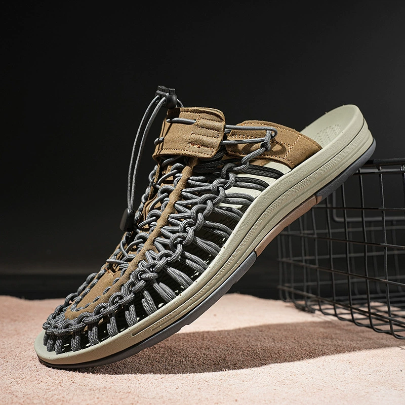 Новые тапочки двойного назначения тренд дикая сборка мужская обувь большого размера повседневная обувь пара летом 48 ярдов через Юго-Восточную Азию