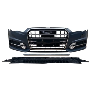 16-18 models suitable for Audi A6L color change and upgrade to S6 style front bumper, large front grille, and bumper