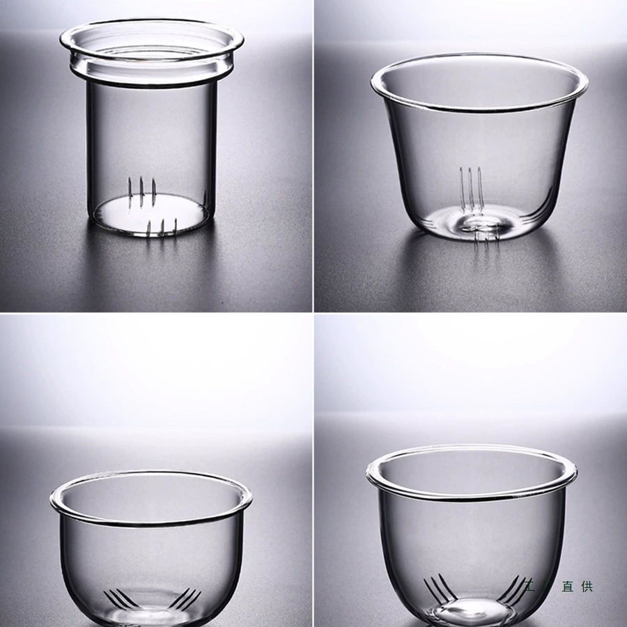 Glass teapot, liner, tea set with accessories, cigarette holder, funnel, tea cup