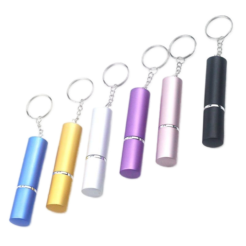 国境を越えた Amazon の売れ筋屋外ポータブル アルミニウム合金香水詰め替えボトル キーホルダー ジュエリー ペンダント|undefined