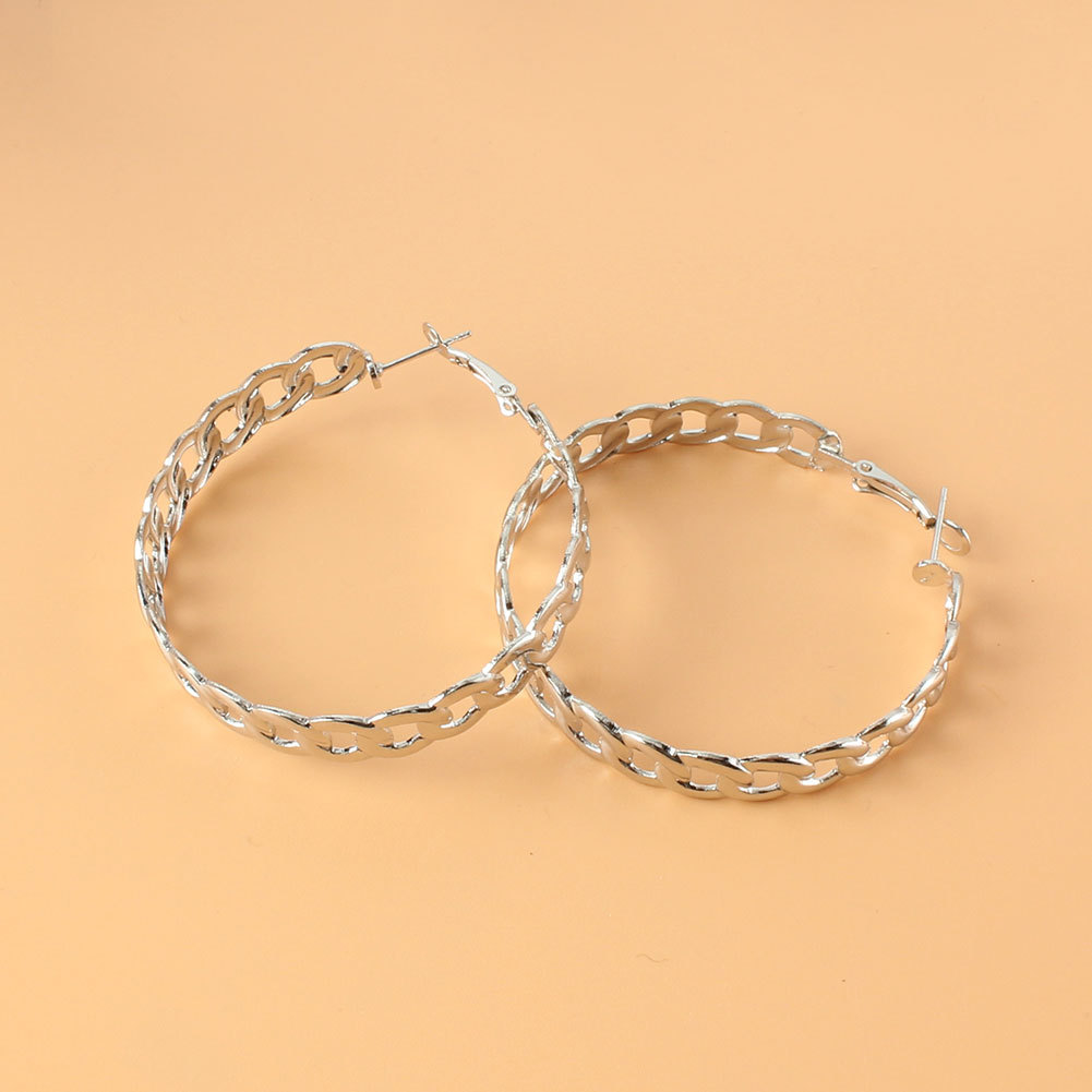 Simple Alloy Chain Earrings display picture 4