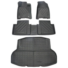 TPE Car Floor Mat Suitable for Honda Civic 10th Generation 2016-2021, Custom Fit Floor Mat for Honda Civic Trunk Mat