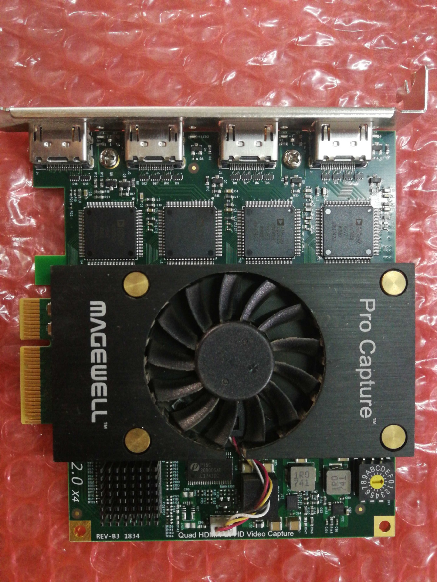 美乐威2代Pro Capture Quad HDMI高清采集卡 4/四路HDMI同时采集