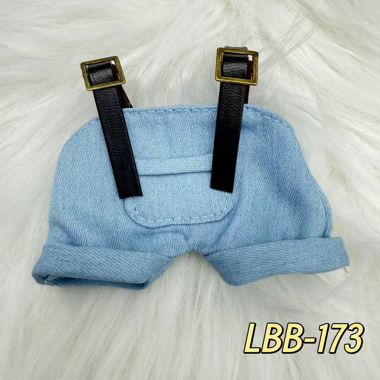 Ropa labububa una, dos y tres generaciones al por mayor caja ciega peluche colgantes de tela de lona muñeca correa casual pantalones de cambio