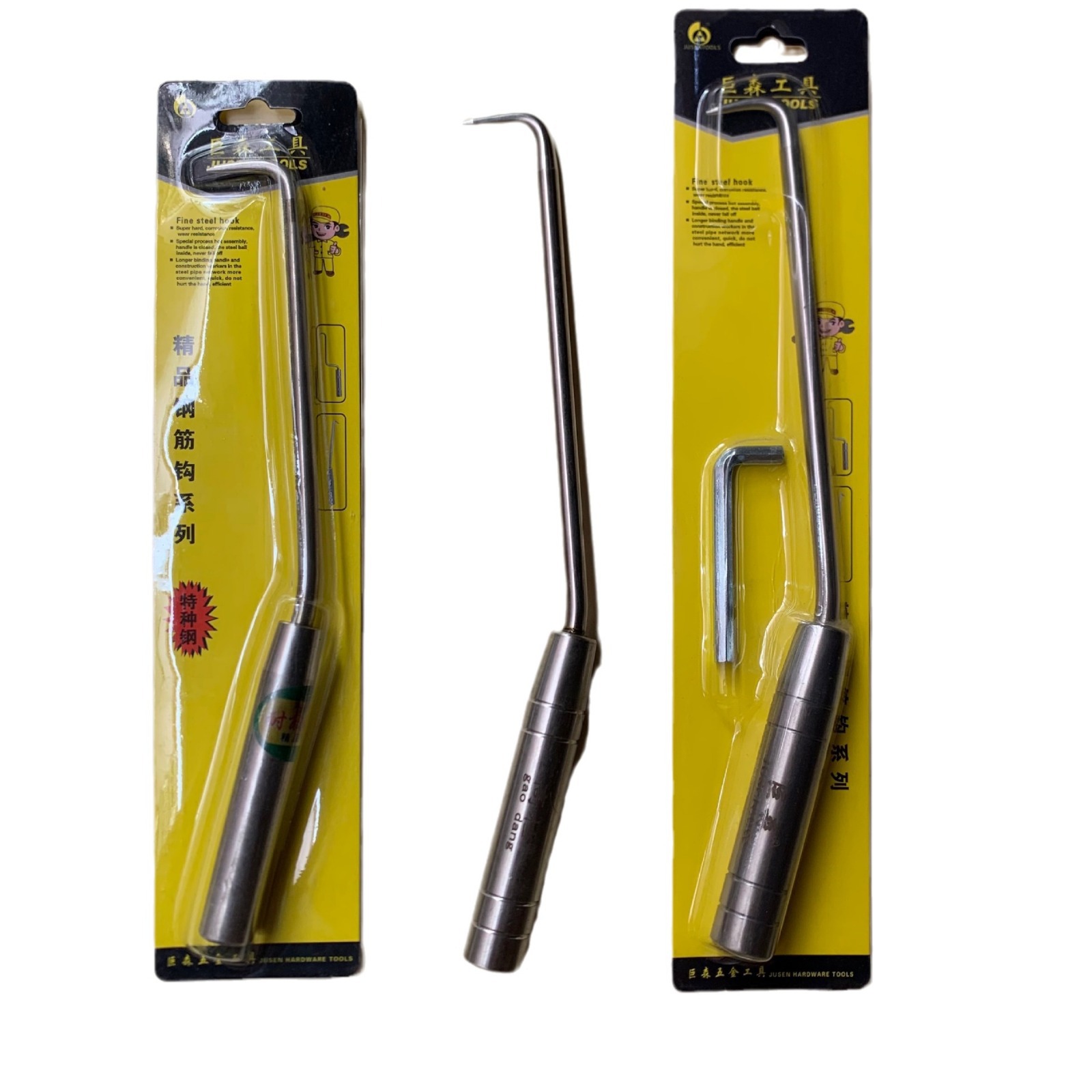 FUENTE fabricante barra de acero gancho de amarre de hierro gancho de amarre de acero inoxidable gancho de amarre sitio de construcción especial de alambre artefacto