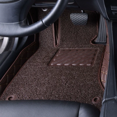 Ayaqaltılar (Kovriklər) – enclosed for the driver's seat - please-specify-the-vehicle-model-and-year-in-the-order-notes-huiqi-double-layer-main-driver-coffee-rice-noodles-coffee-snowiness-big-discount