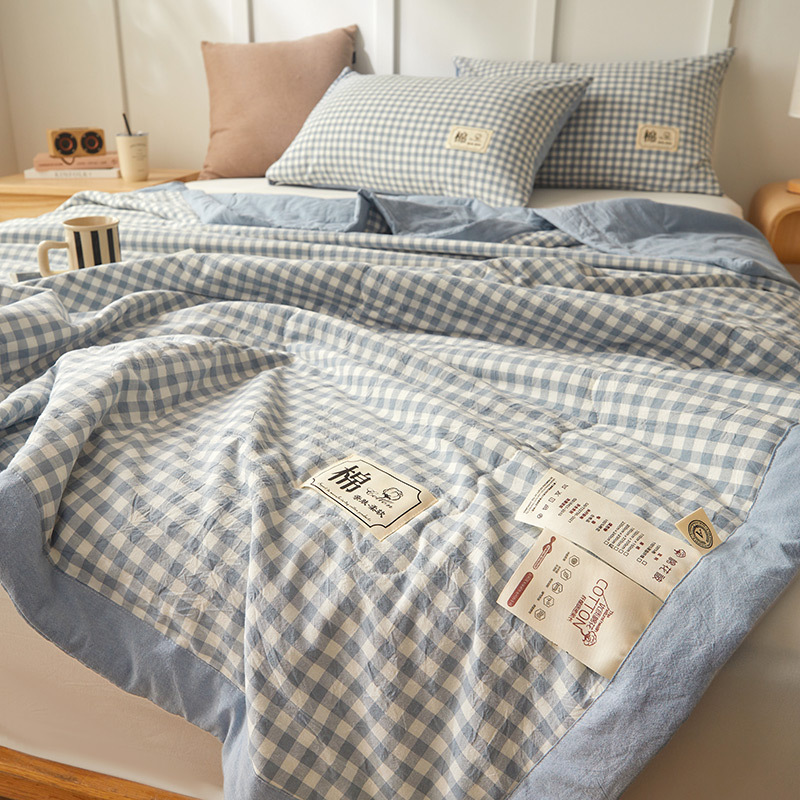 카테고리 A 산모 및 유아용 등급 - 파란색 작은 격자