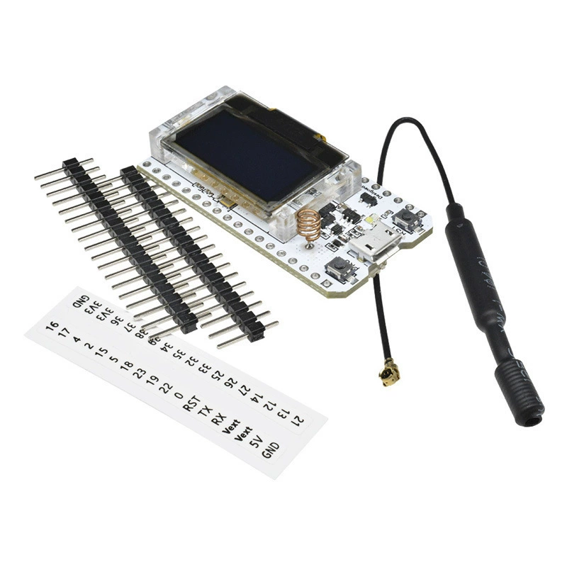 Плата разработки SX1276 0.96" OLED ESP32 Wi‑Fi Bluetooth LoRa узел 868–915 МГц